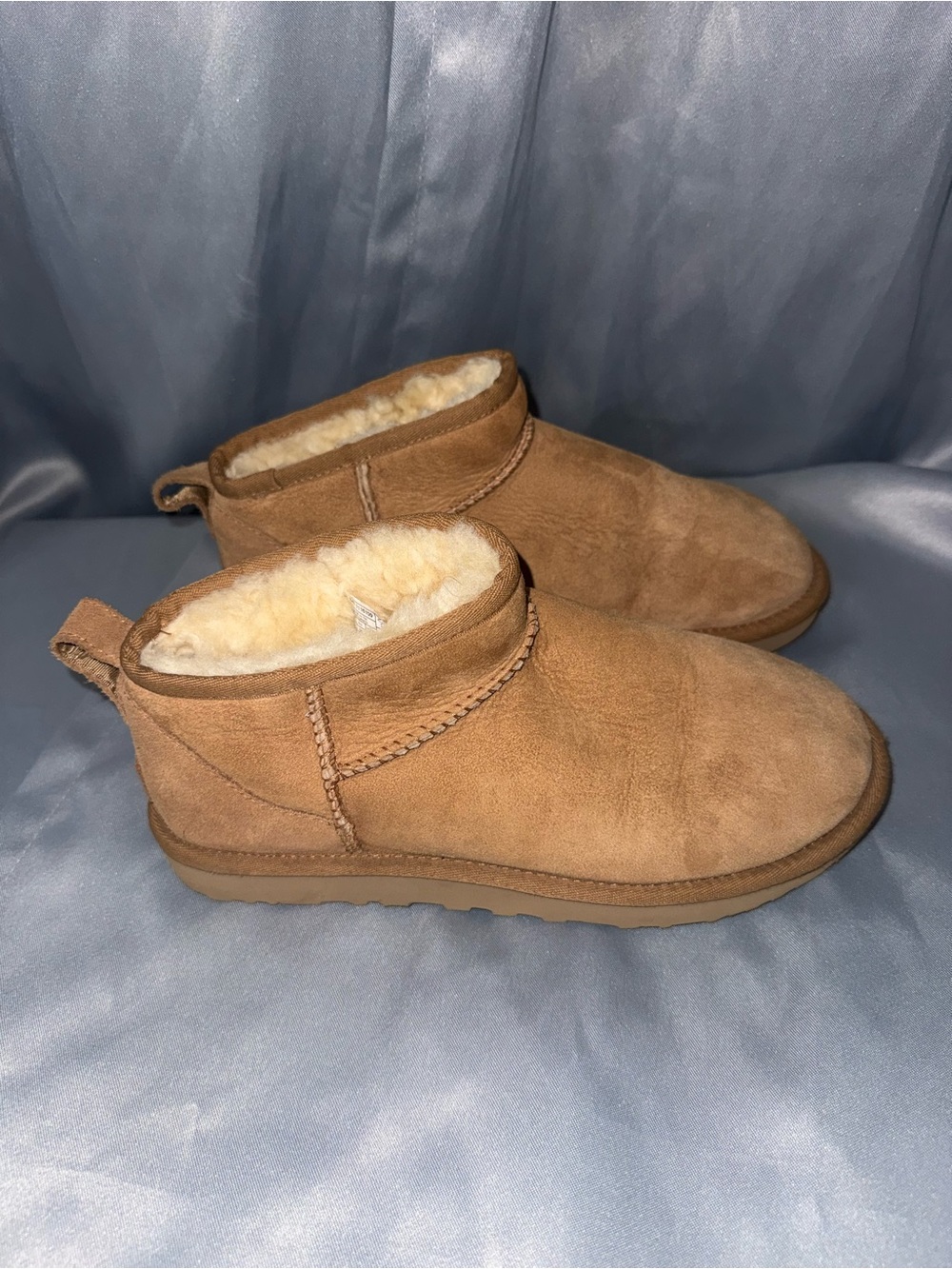 UGG Chestnut Suede Shearling-Lined Boot